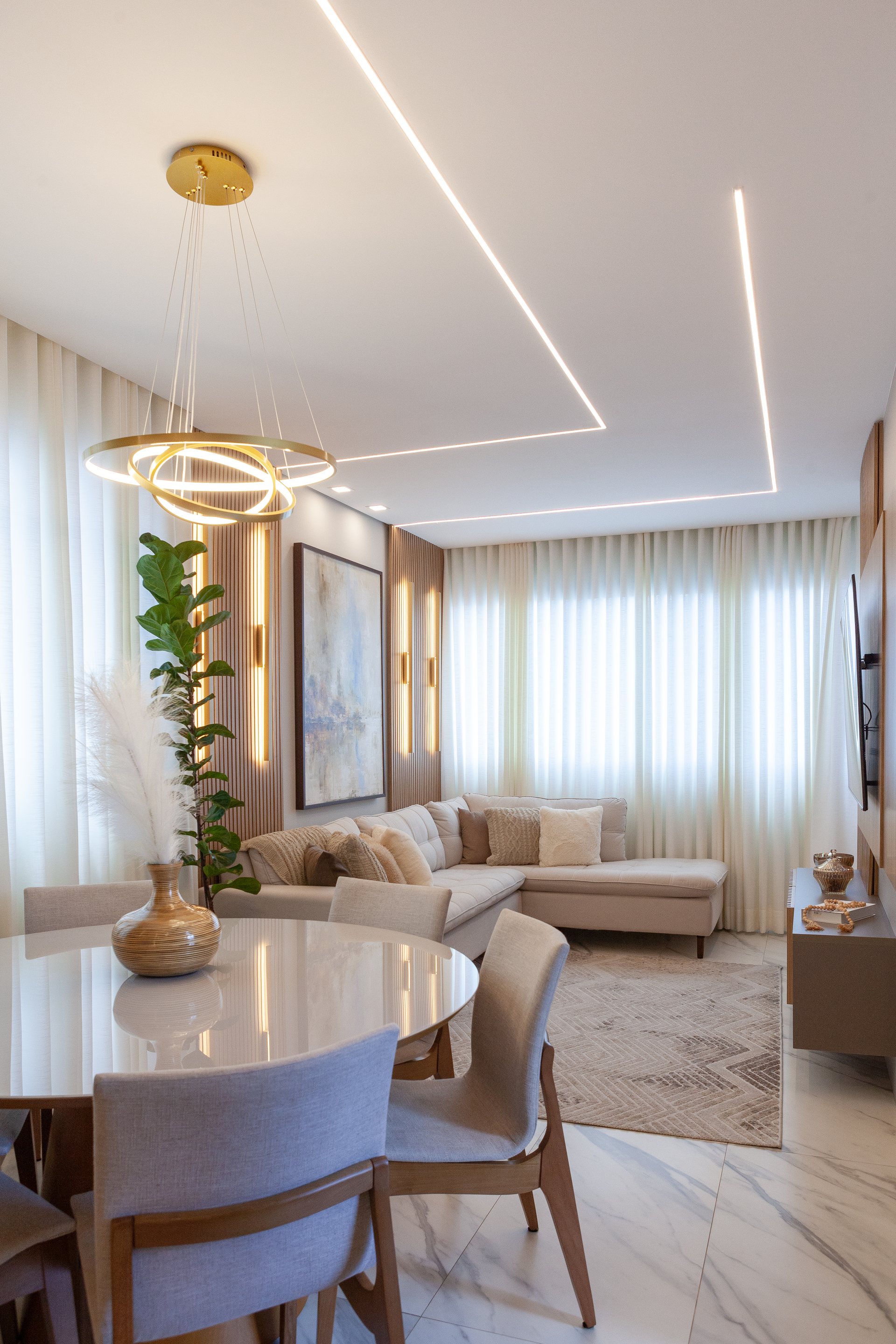 Apartamento para temporada II — ambiente 02 de 6, projeto e execução DecoraWorld para hospedagem